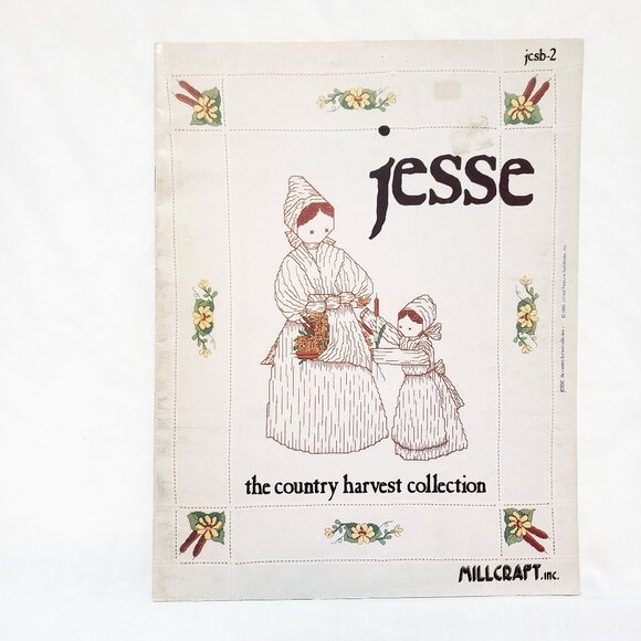 Jesse Country Harvest Collection Pattern Cross Stitch Leaflet Millcraft 1982 - Picture 1 of 6